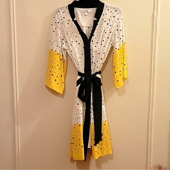 Per Se | Kimono Silk Dress Size 12 NWT - Picture 11 of 13